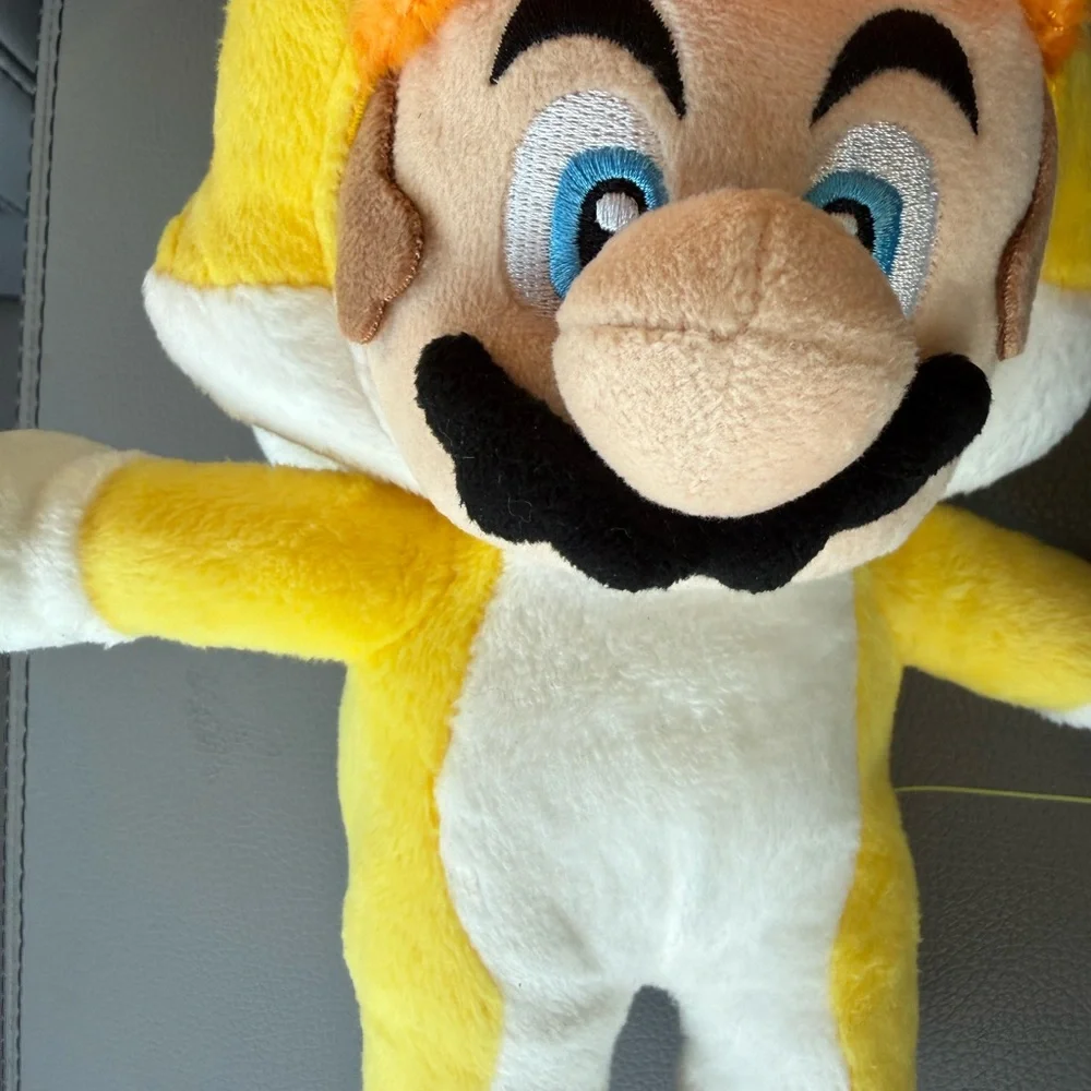 Yellow & White Plush Character Stuffed Toy - Kids Plush Figure - Picture 4 of 6